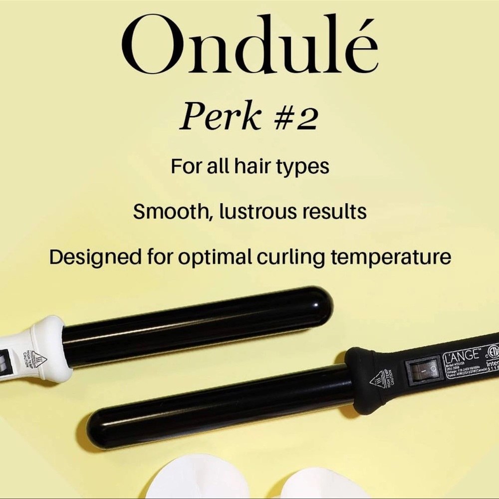 New L’ANGE 25MM Titanium Curling Wand Ondulé - Picture 8 of 11
